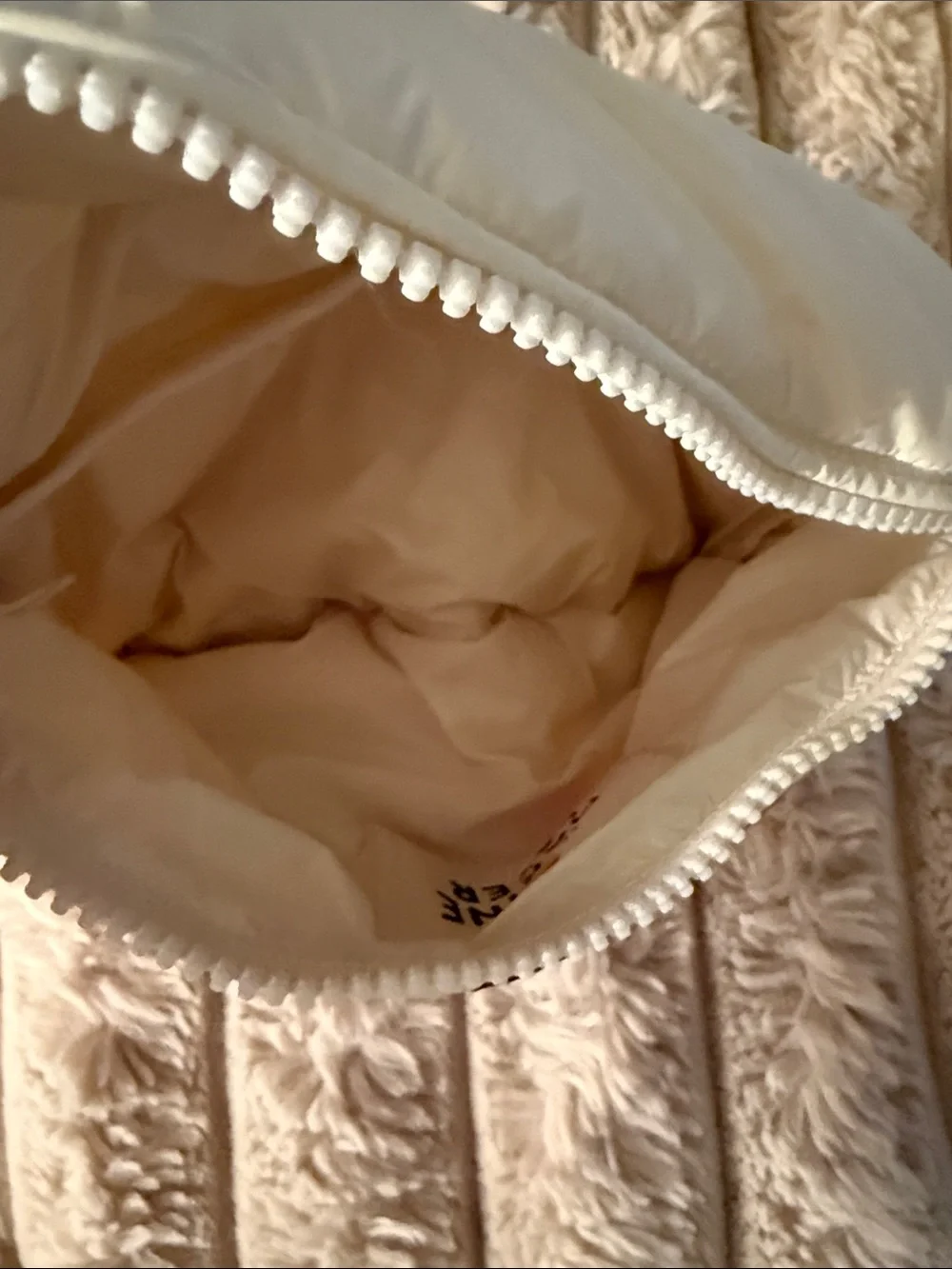 Marine Layer Cream Puffer Crossbody